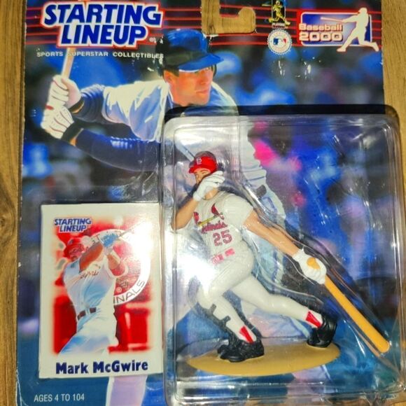 Starting Lineup 2000 MARK MCGWIRE Baseball Figure & Card St. Louis Cardinals - Picture 2 of 9